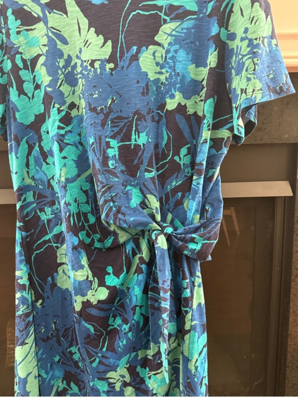 Chico's floral midi dress size 3 versatile corpcore office casual preppy resort - Picture 3 of 6